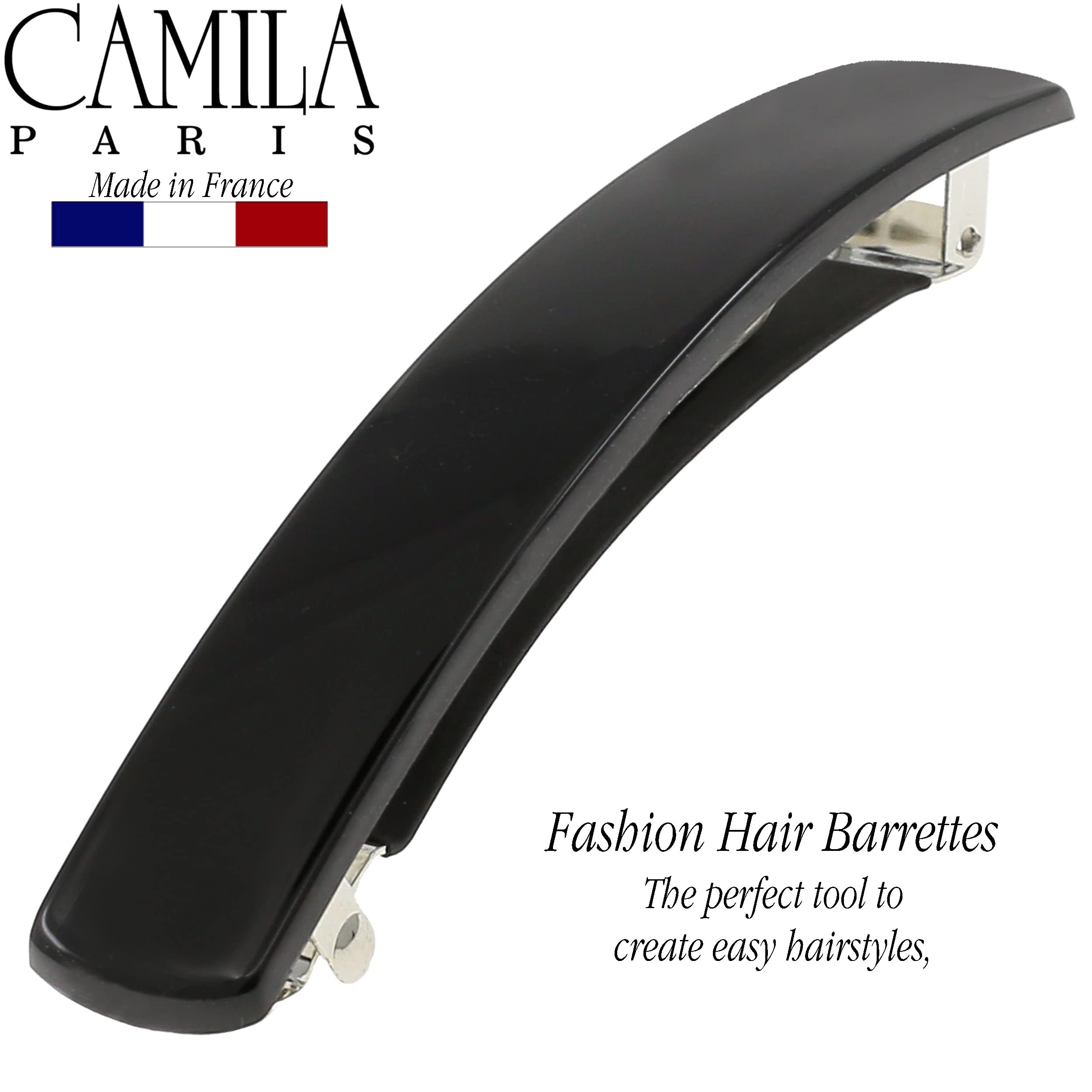 Camila Paris AD819 fabriquée en France, barrette durable et de qualité.