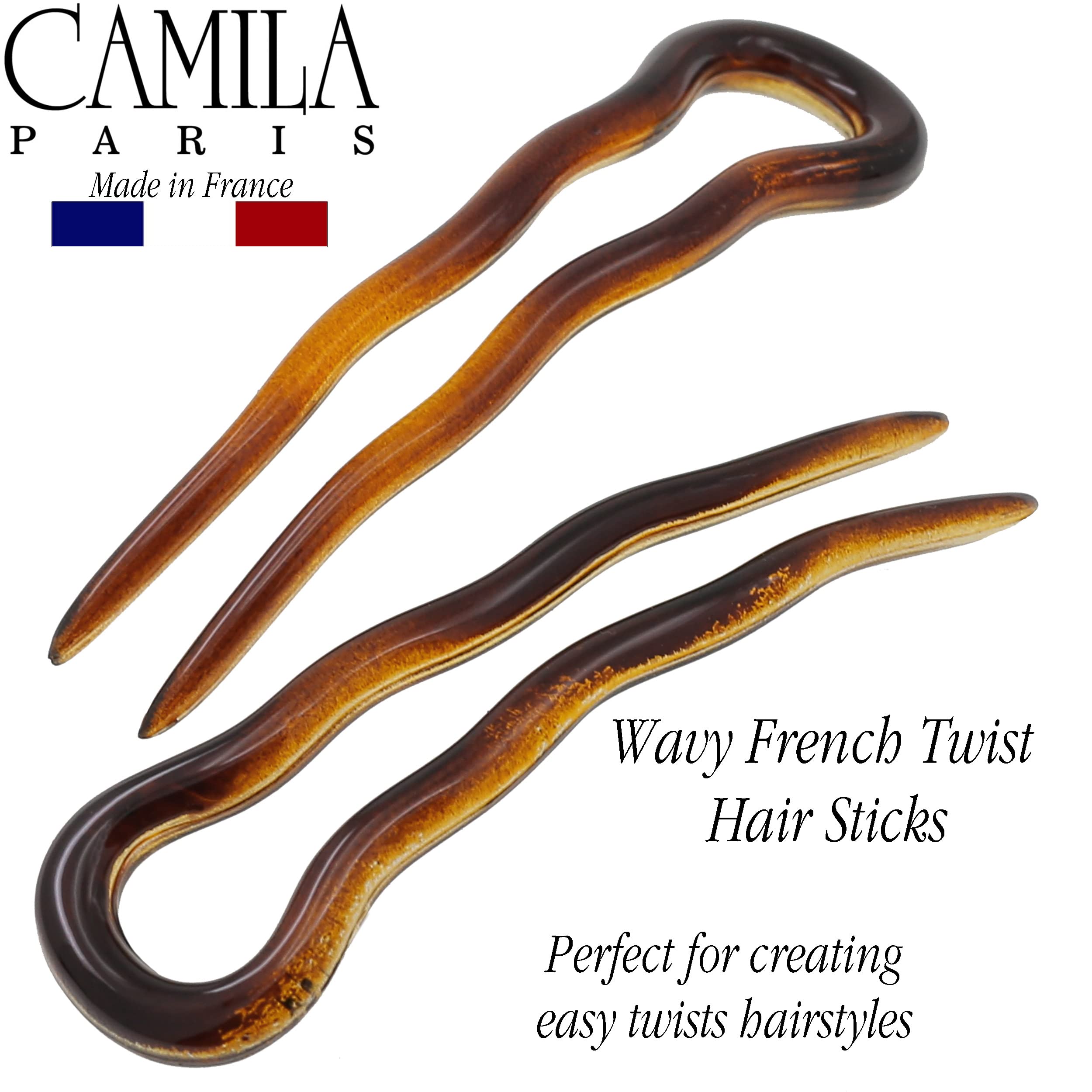 Usage quotidien Camila Paris AD823 pour un chignon rapide et sûr.