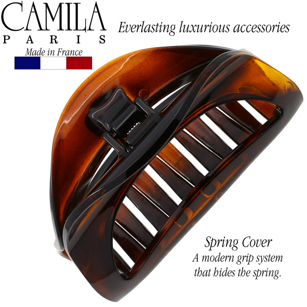 Le clip cheveux long-boucles Camila Paris CP1561 maintient les coiffures volumineuses