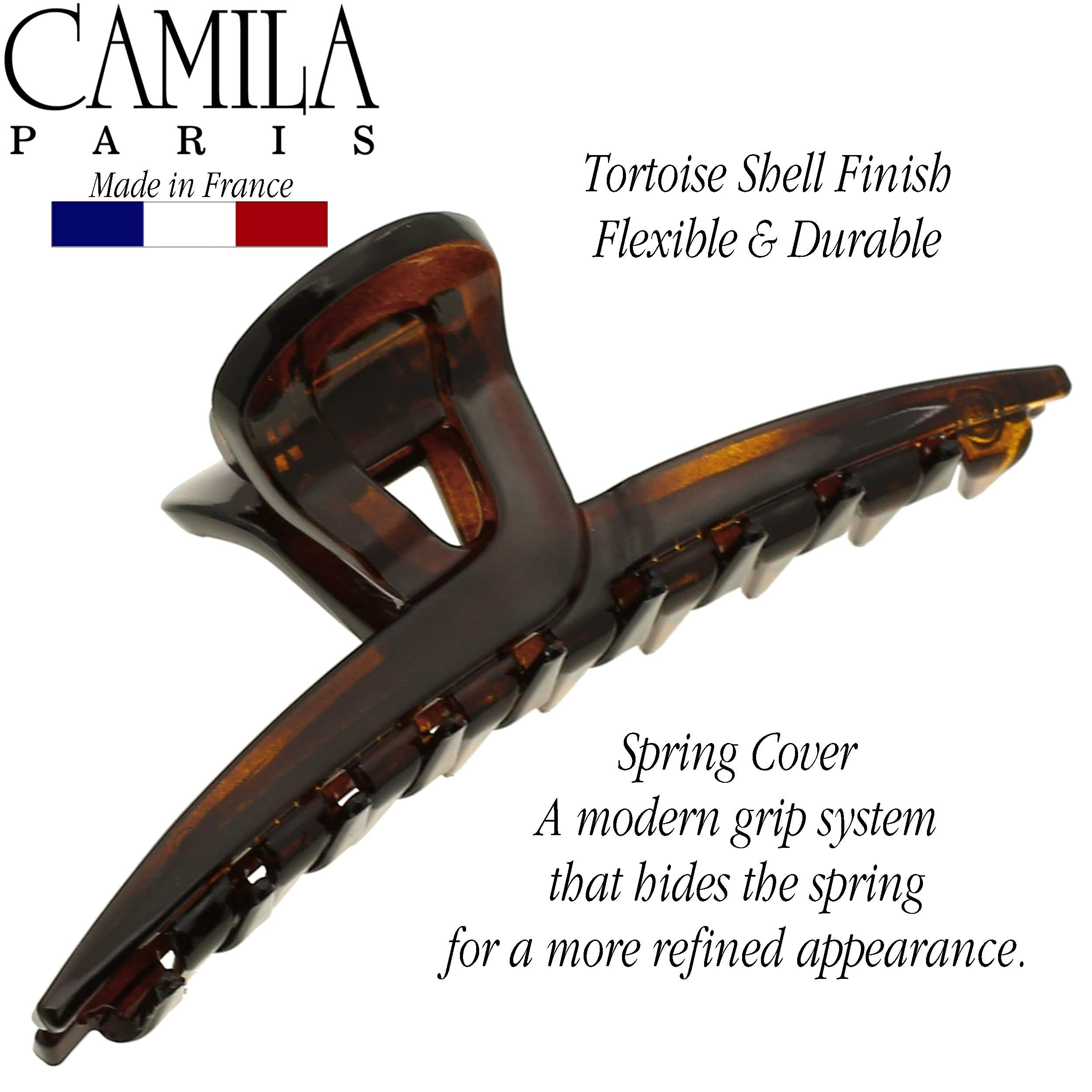Pinces Camila Paris CP2623, dents doubles, adaptées aux cheveux épais et fins.