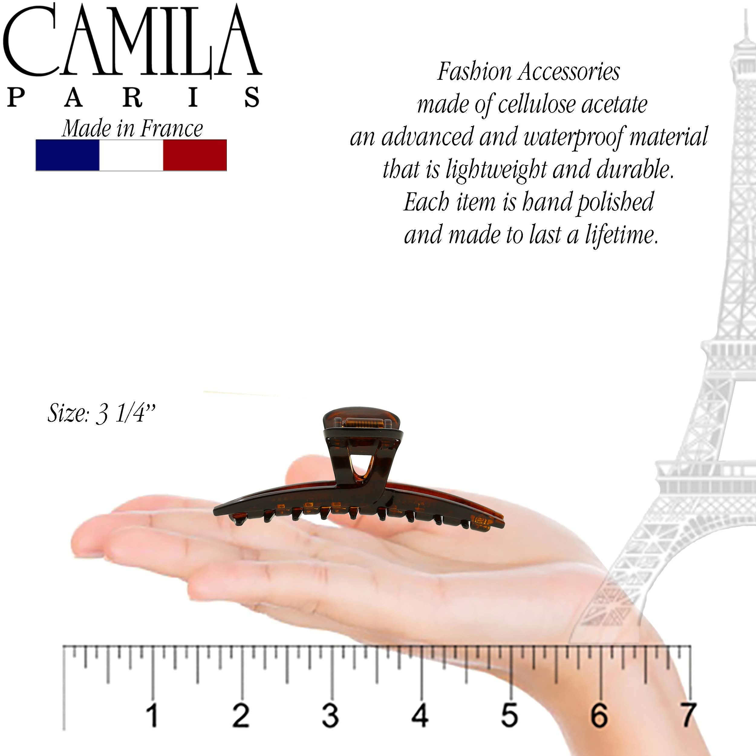 Pinces Camila Paris CP2623, prise ferme pour tenue fiable sans glisser.