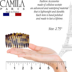 Détail arrondi et dents lisses pour un toucher agréable et maintien fiable.