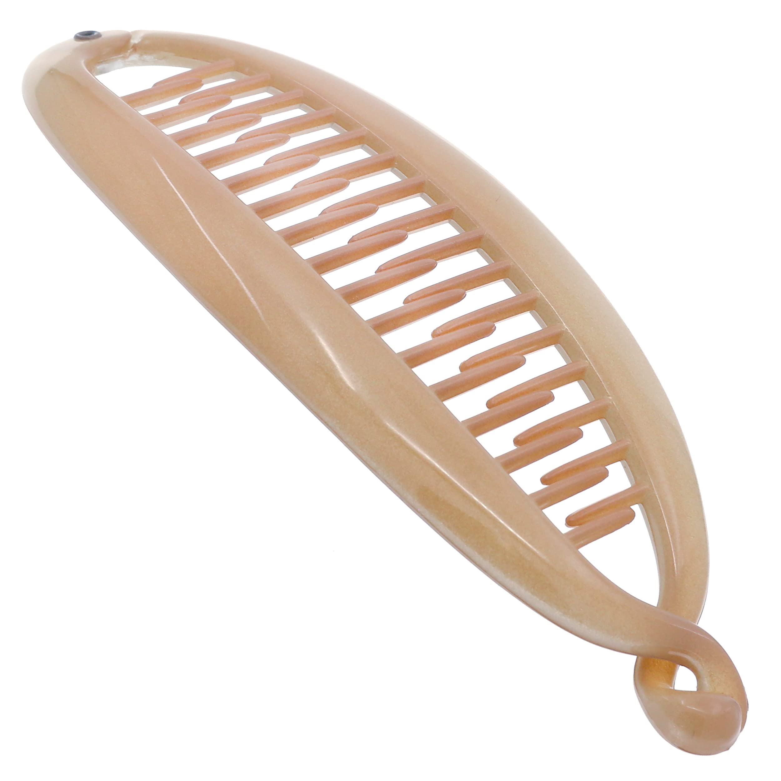 CP2889 de Camila Paris, clip banane beige, style rétro et pratique.