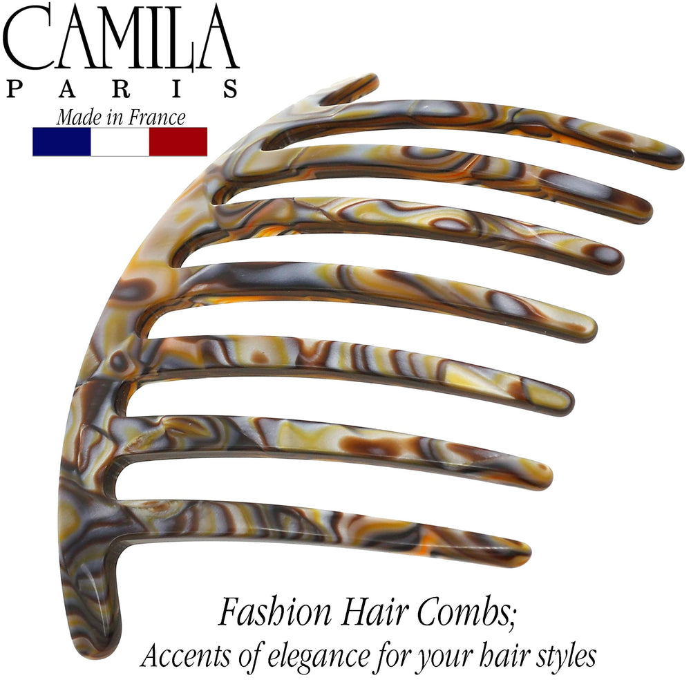 Camila Paris CP3186, détail en cellulose acetate, matériau durable et léger.