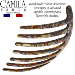 Camila Paris CP3186, ensemble de peignes latéraux, pratique pour créer plusieurs styles rapidement.