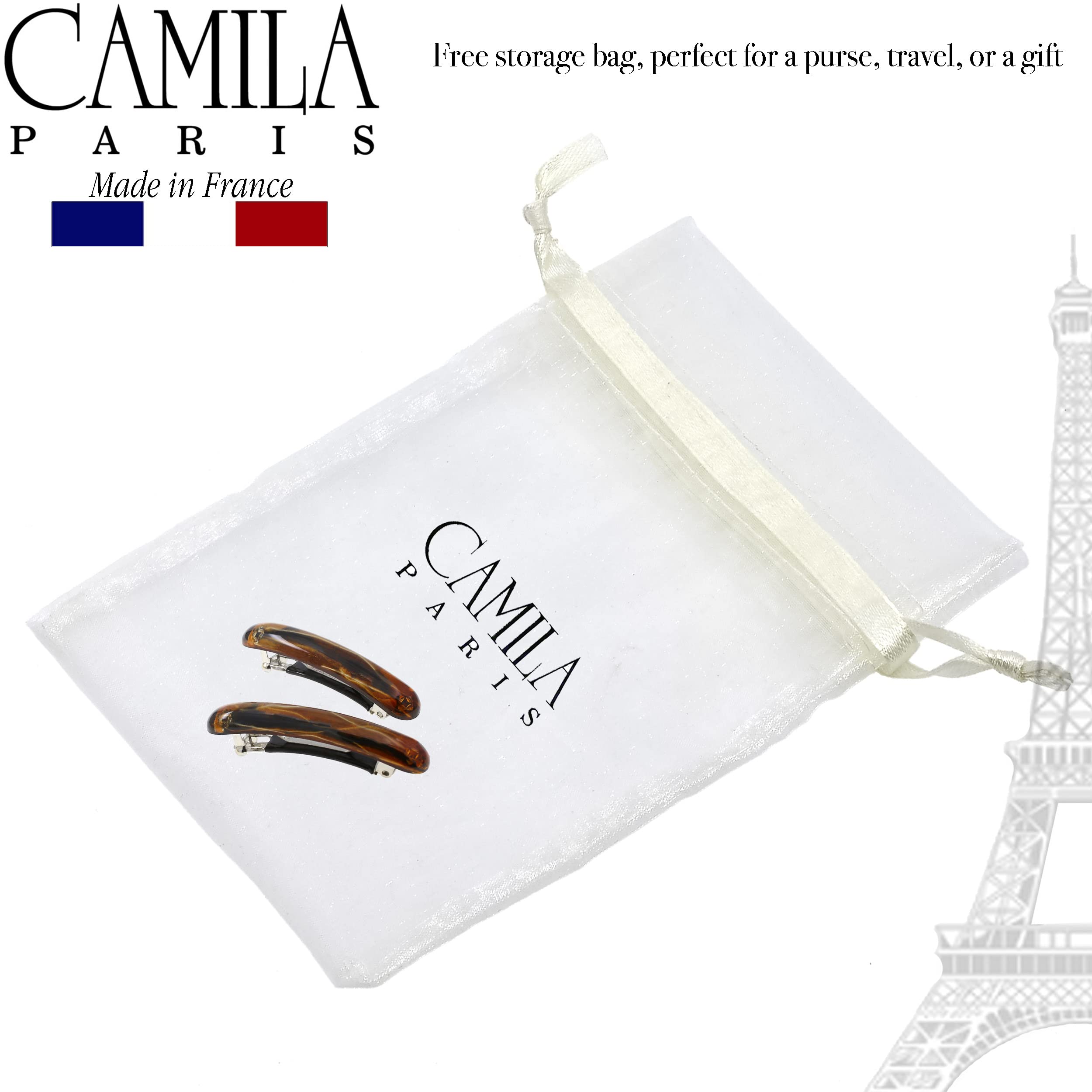 Clip doré Camila Paris CP3327, finition luxueuse et aspect sophistiqué.