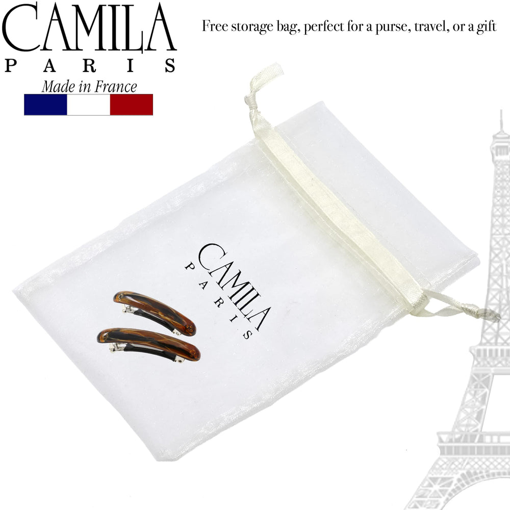 Clip doré Camila Paris CP3327, finition luxueuse et aspect sophistiqué.