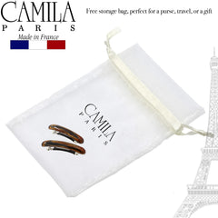 Clip doré Camila Paris CP3327, finition luxueuse et aspect sophistiqué.