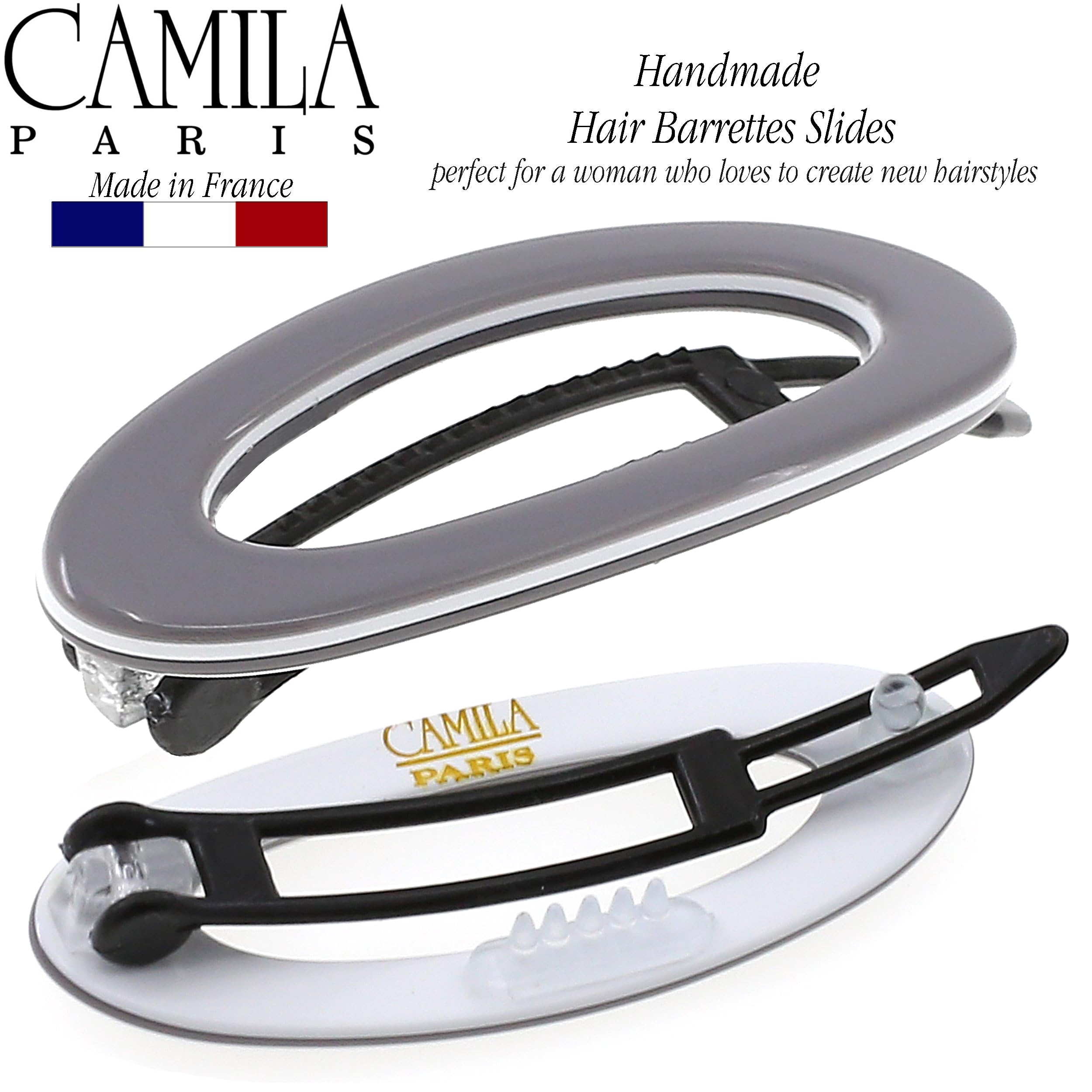 Détail fabrication française Camila Paris CP3368, qualité et savoir-faire.