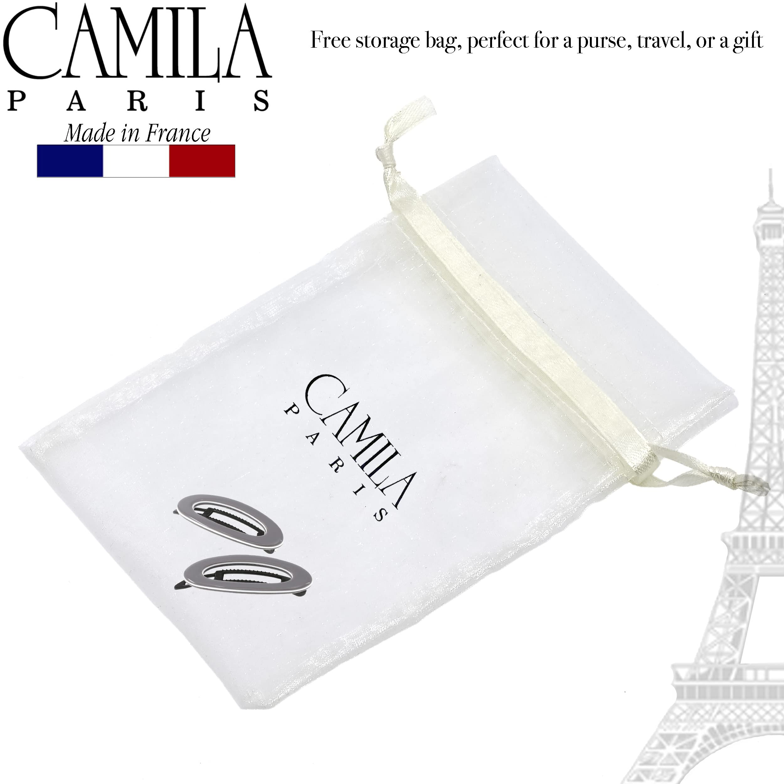 Camila Paris CP3368 barette grise-blanche idéale pour le quotidien.
