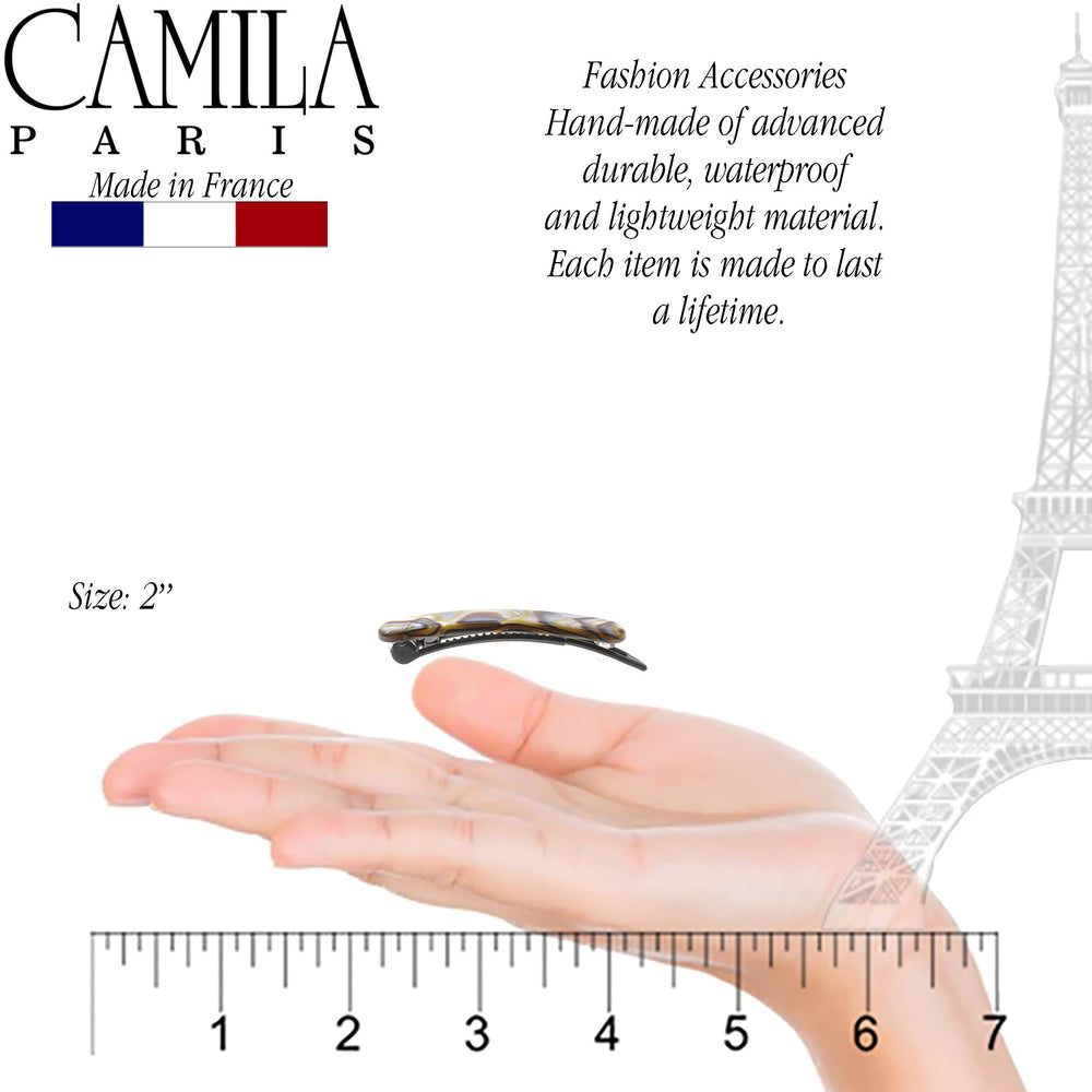 Barrette Camila Paris CP3377 finition luxueuse, idéale pour compléter une tenue.