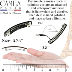 Camila Paris CP3557 broche-cheveux-anti-glisse, pour un style qui ne glisse pas.
