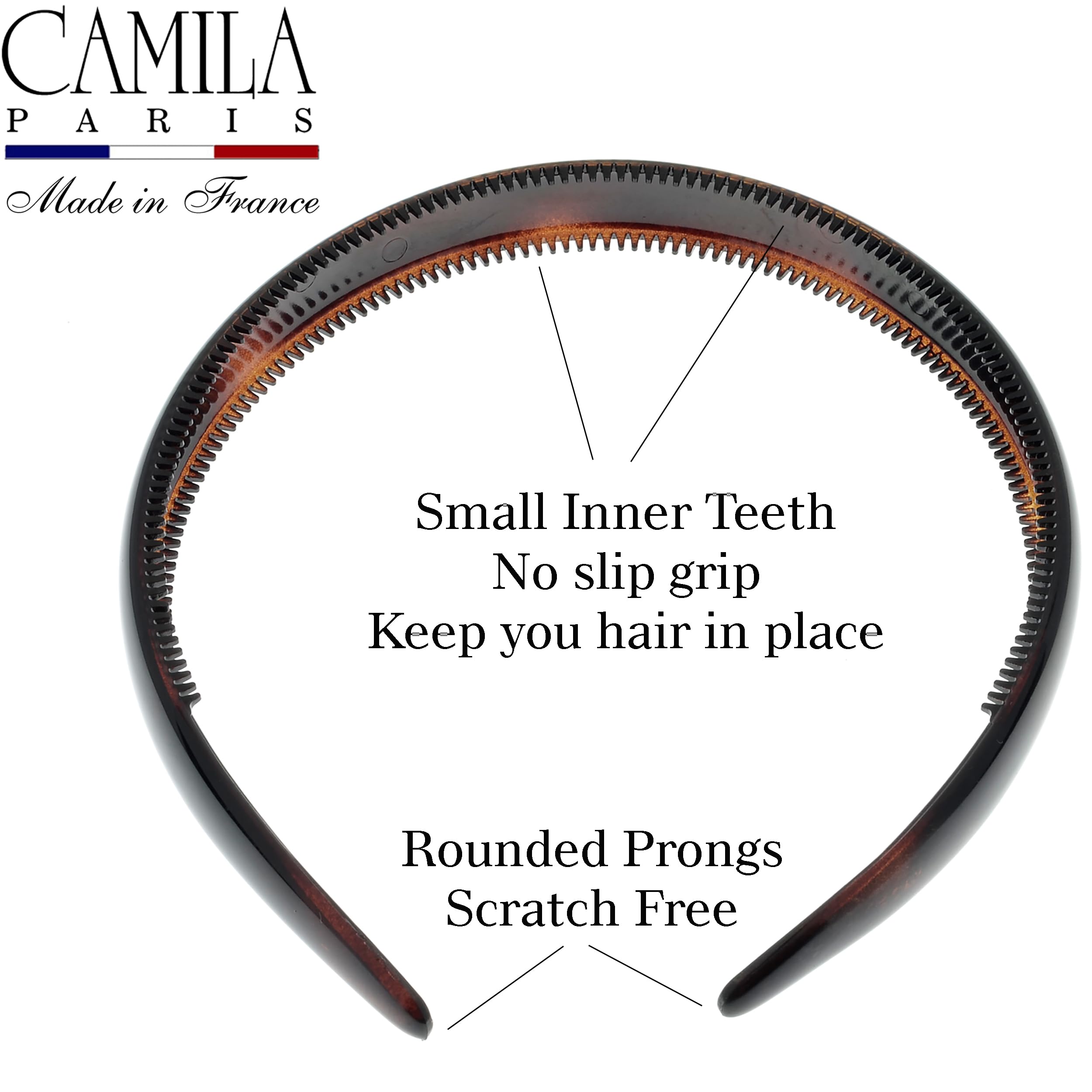 Camila Paris CP3880 – Système de grip français pour un maintien fiable.
