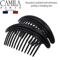 Camila Paris MP978/2 - pince-cheveux interlockées, confort durable pour une coiffure longue.