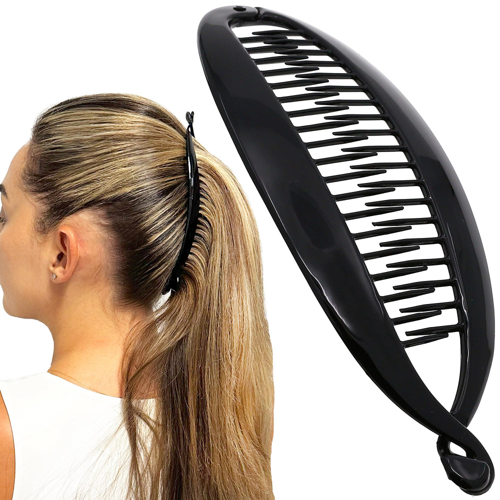 Camila Paris NV135 pinces-banane grand-format pour cheveux épais, maintien sûr.