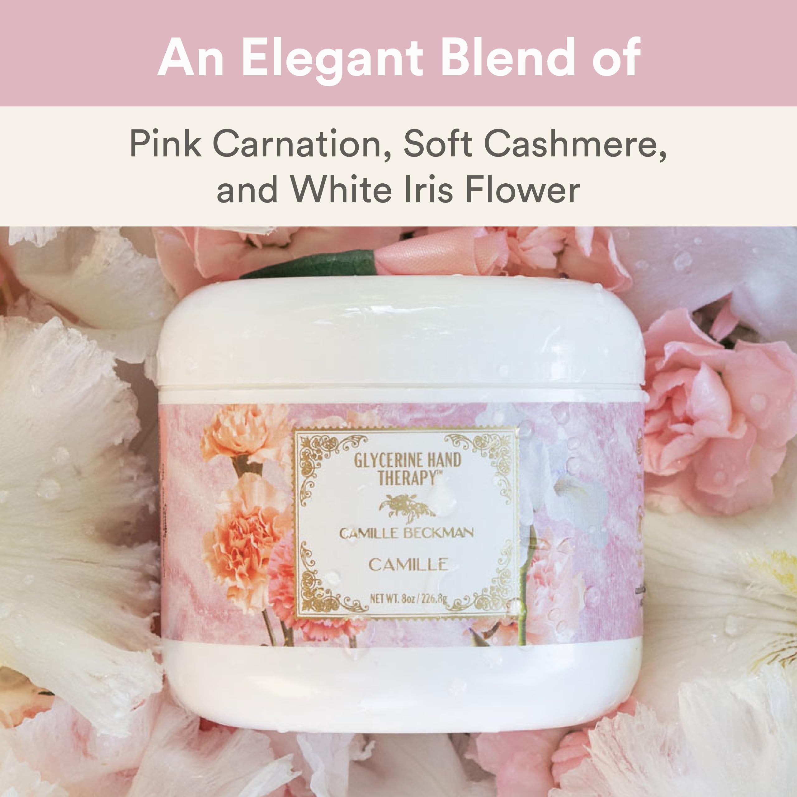 Camille Beckman Crème Mains: texture onctueuse pour nourrir la peau