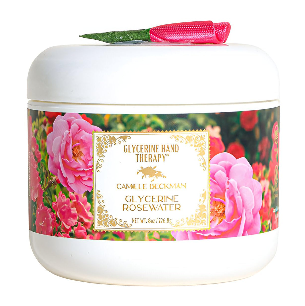 Crème Mains Camille Beckman glycérine et eau de rose pour hydratation durable
