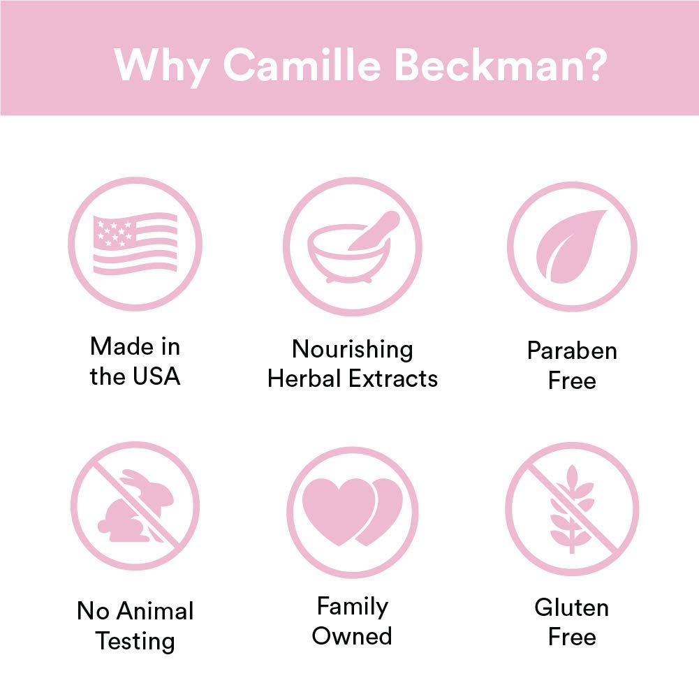 Emballage premium Camille Beckman Crème Mains glycérine eau de rose