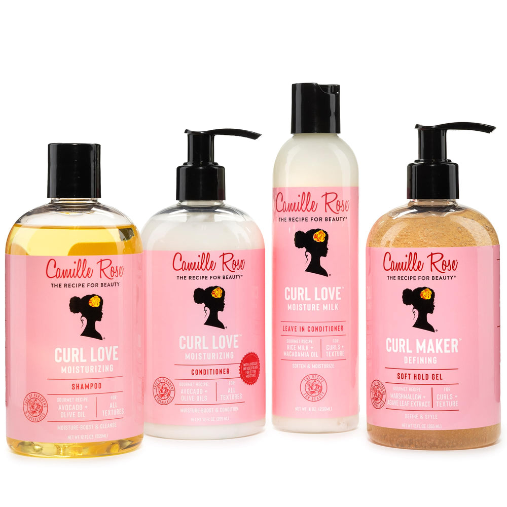 Camille Rose Lait Sans Rinçage brillance et douceur des cheveux.