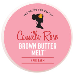 Camille Rose Brown Butter Melt dans sa bouteille, hydratation durable pour cheveux.