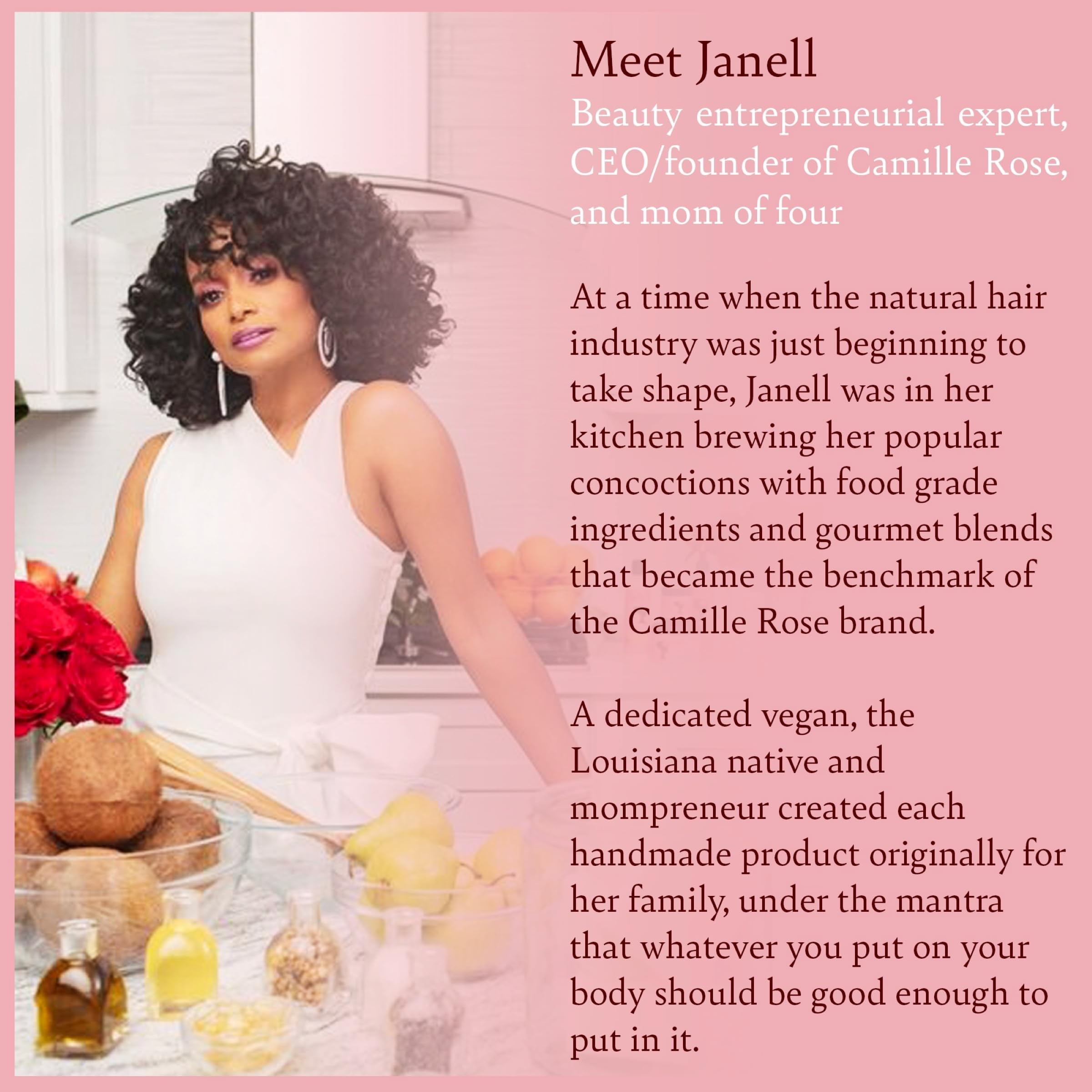 Camille Rose Curl Maker – douceur et démêlage facilité pour un contrôle quotidien des boucles.