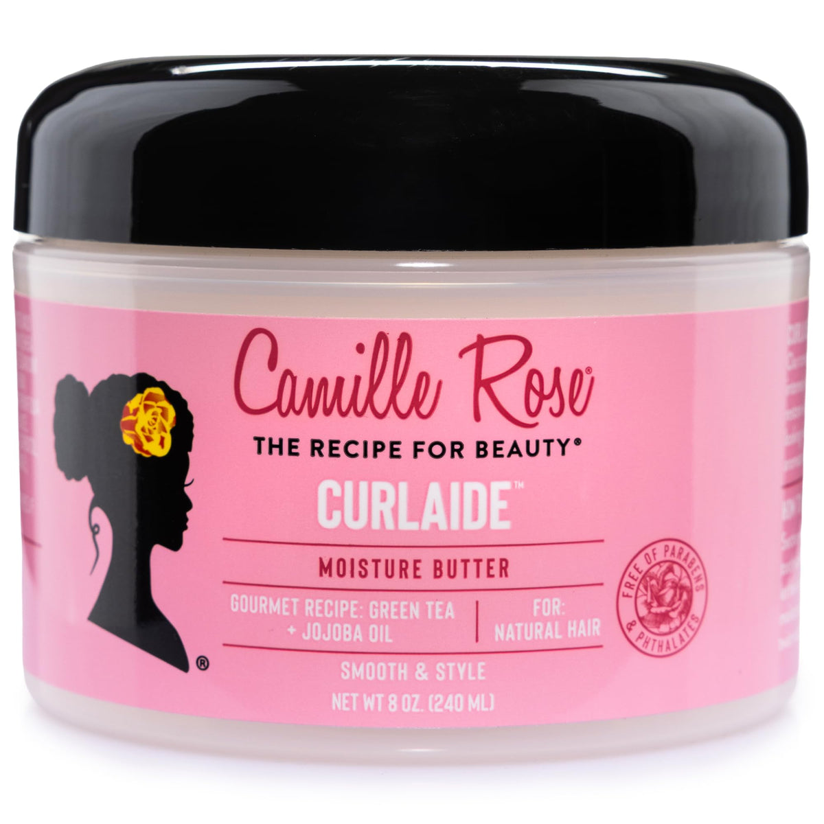 Camille Rose Curlaide Beurre hydratant en bocal, texture riche et nourrissante.