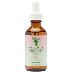 Camille Rose huile romarin menthe - flacon pour revitaliser le cuir chevelu