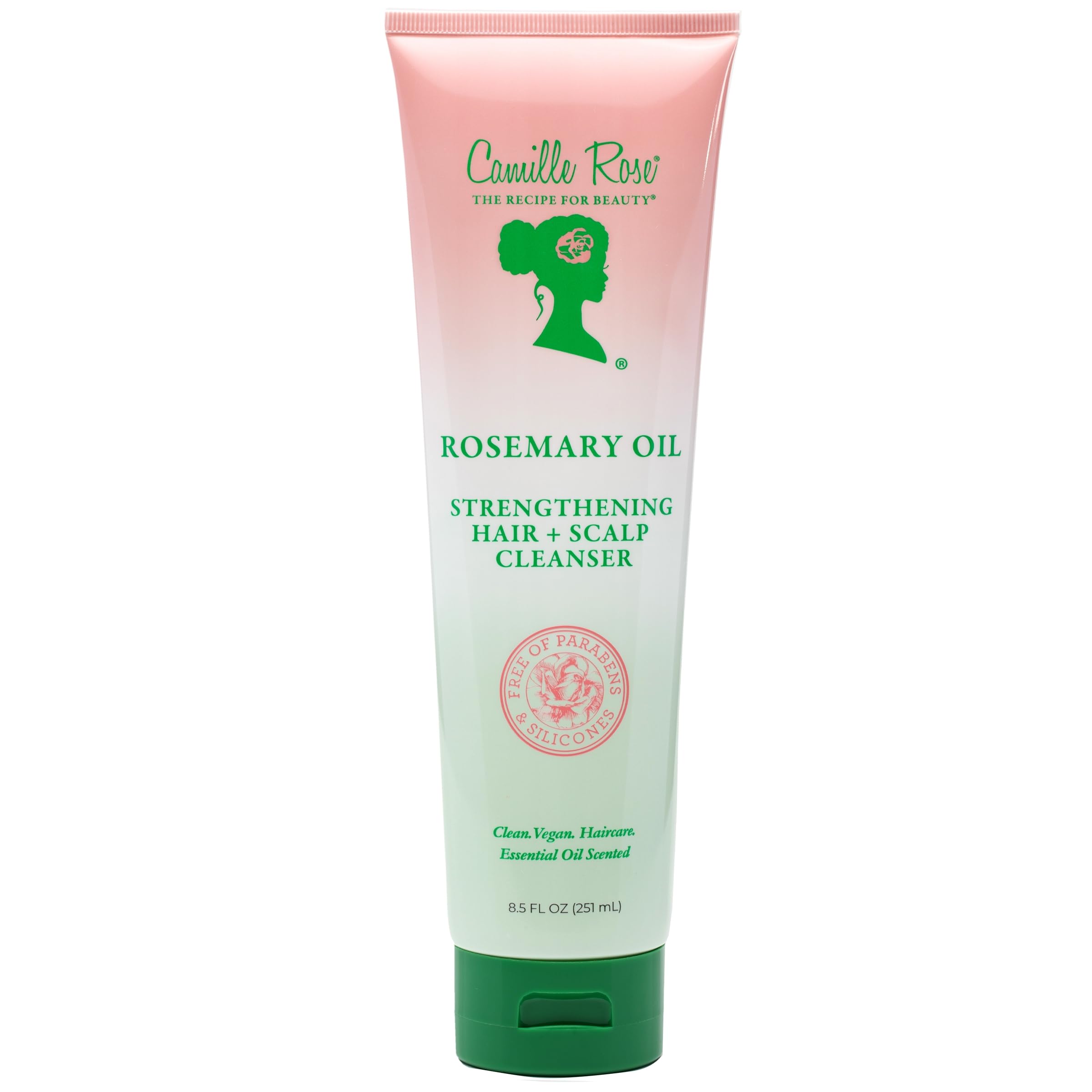 Camille Rose huile romarin cheveux bouteille – revitalise les racines et fortifie les longueurs.