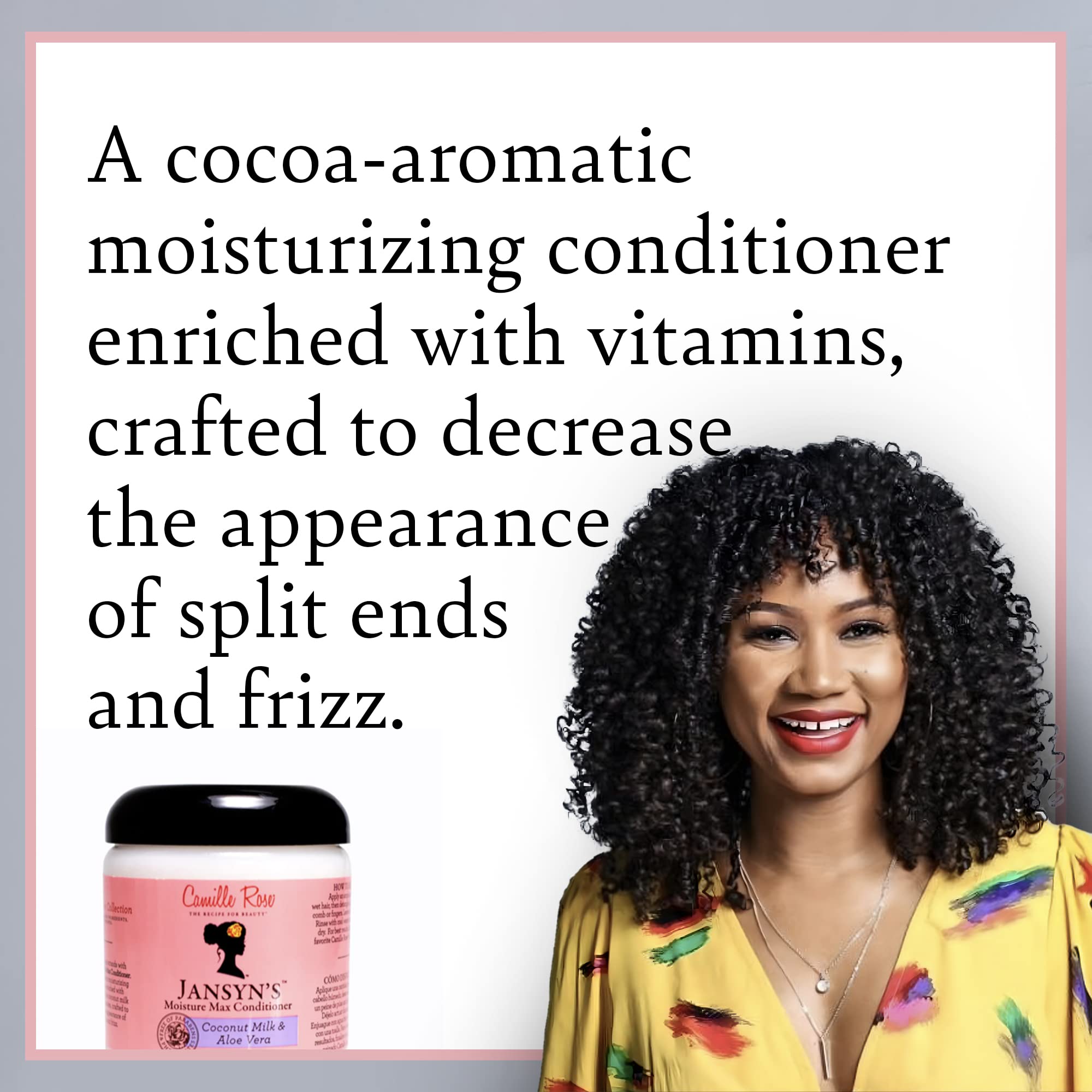 Texture riche et crémeuse de Jansyn’s Moisture Max prête au coiffage