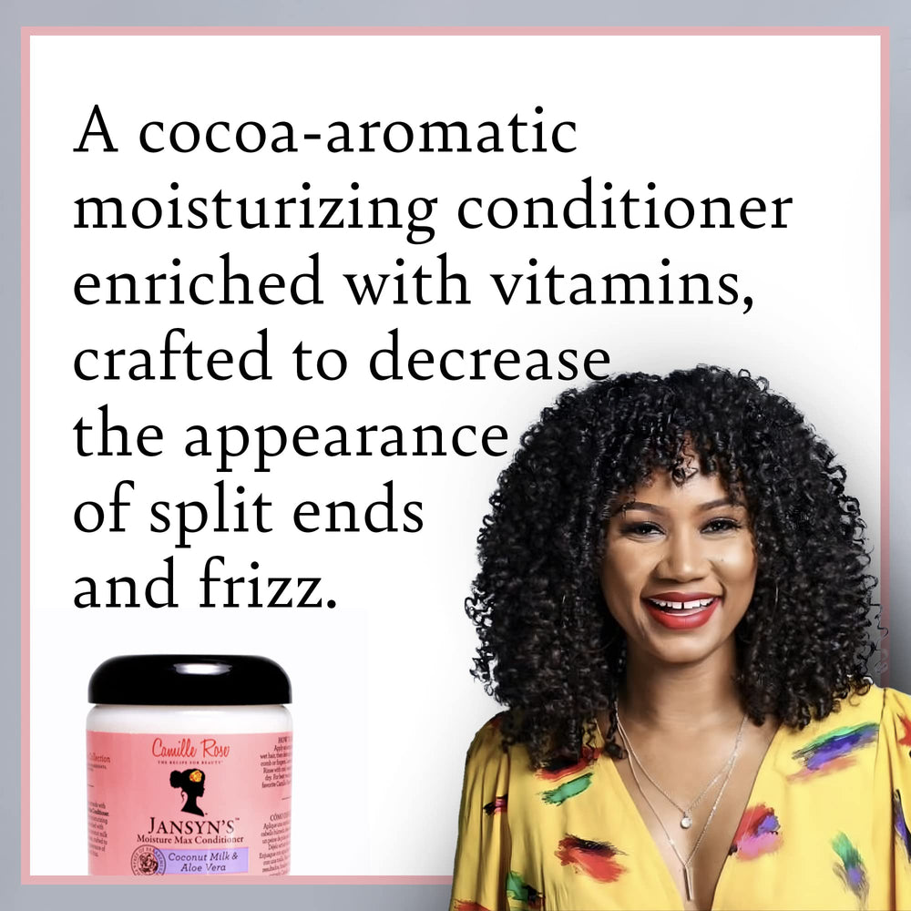 Texture riche et crémeuse de Jansyn’s Moisture Max prête au coiffage