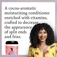 Texture riche et crémeuse de Jansyn’s Moisture Max prête au coiffage