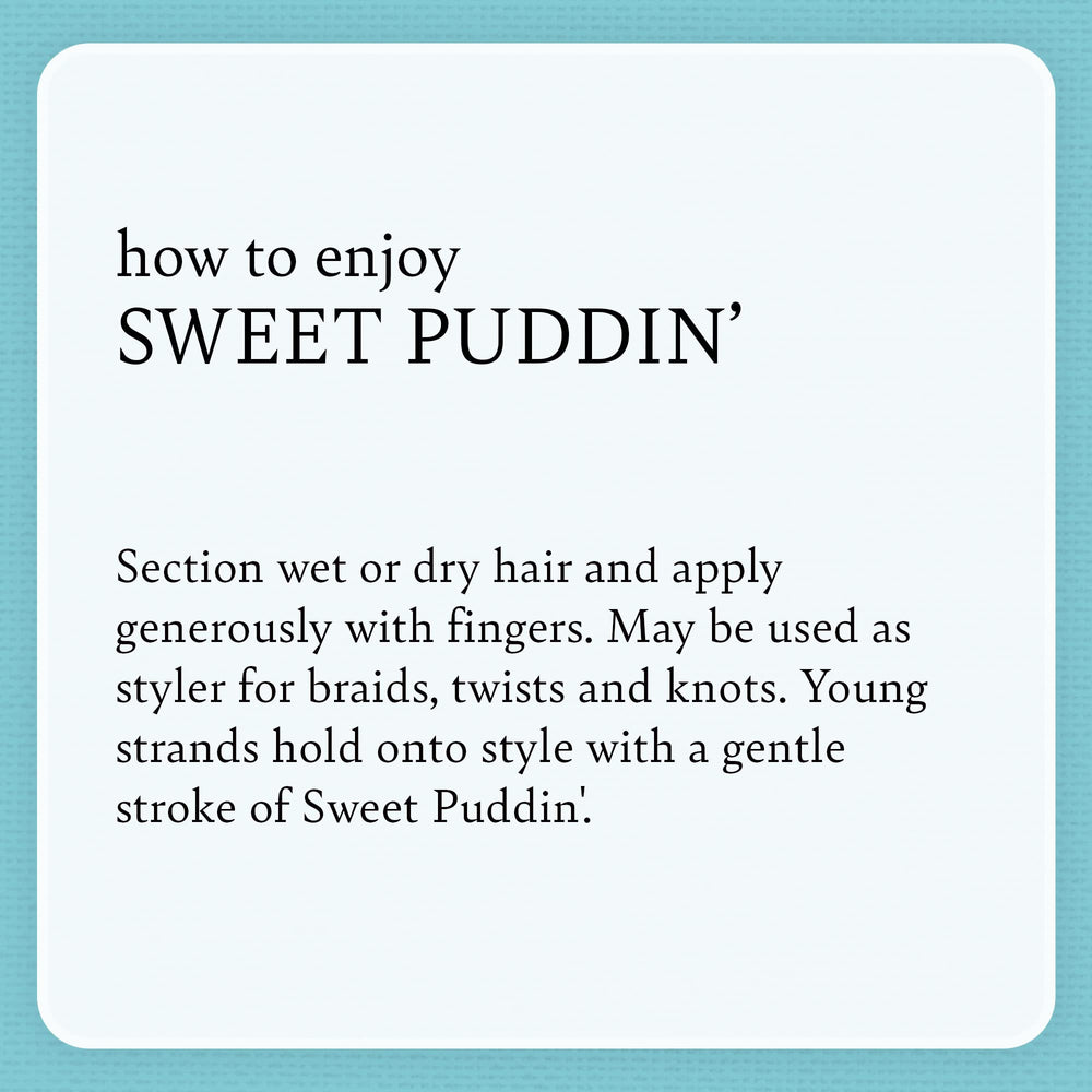 Camille Rose Kids Sweet Puddin’, huiles d’olive et ricin pour nourrir les cheveux