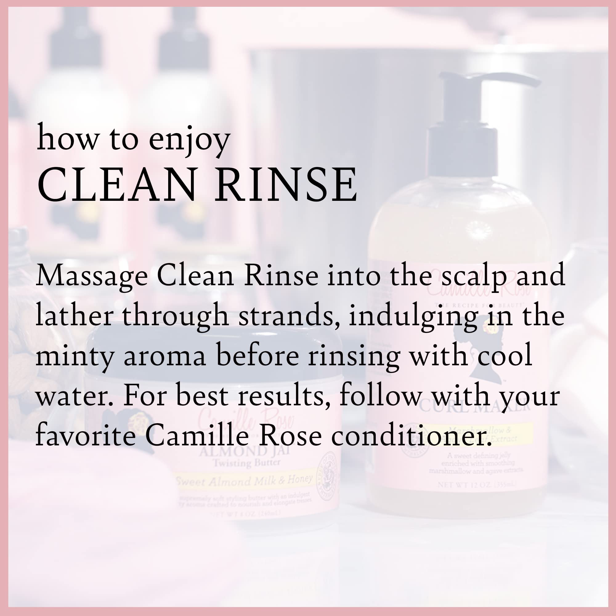 Camille Rose Shampoing miel bio, hydratation naturelle et douceur pour les longueurs