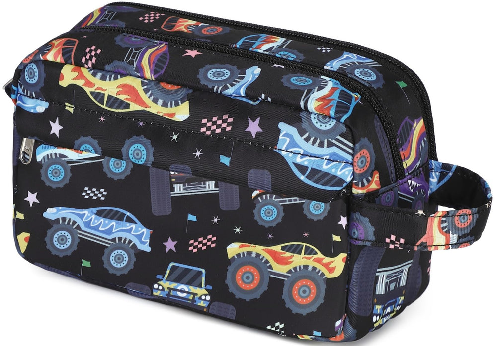 CAMTOP sac de toilette enfant motif requins, rangement pratique pour les week-ends
