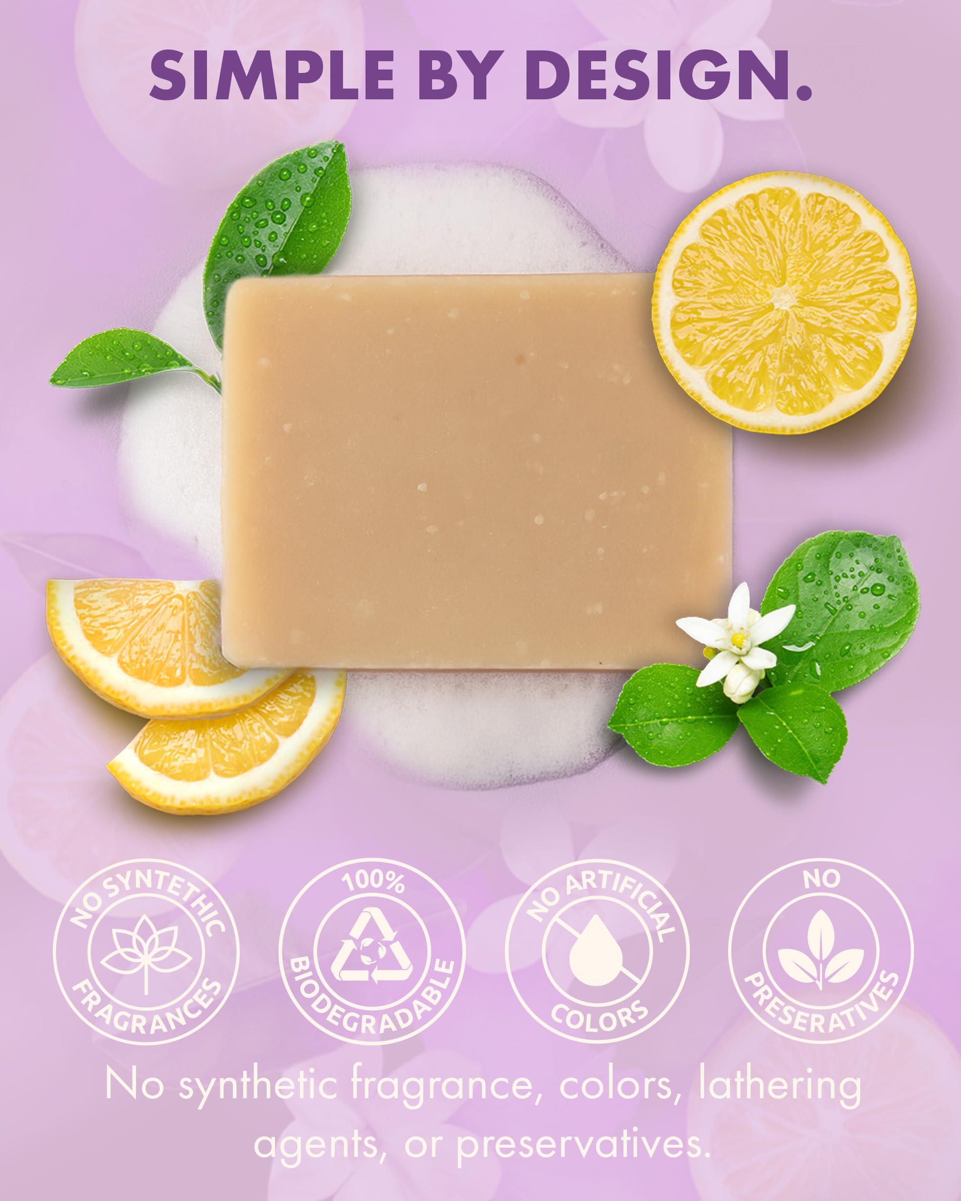 Candida Freedom Massey CF savon-barre probiotiques douceur pour routine quotidienne