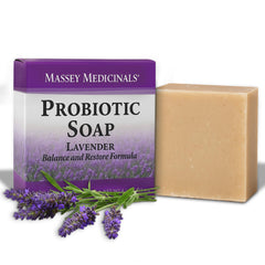Candida Freedom savon lavande probiotiques 4oz, barre parfumée, routine spa à domicile.