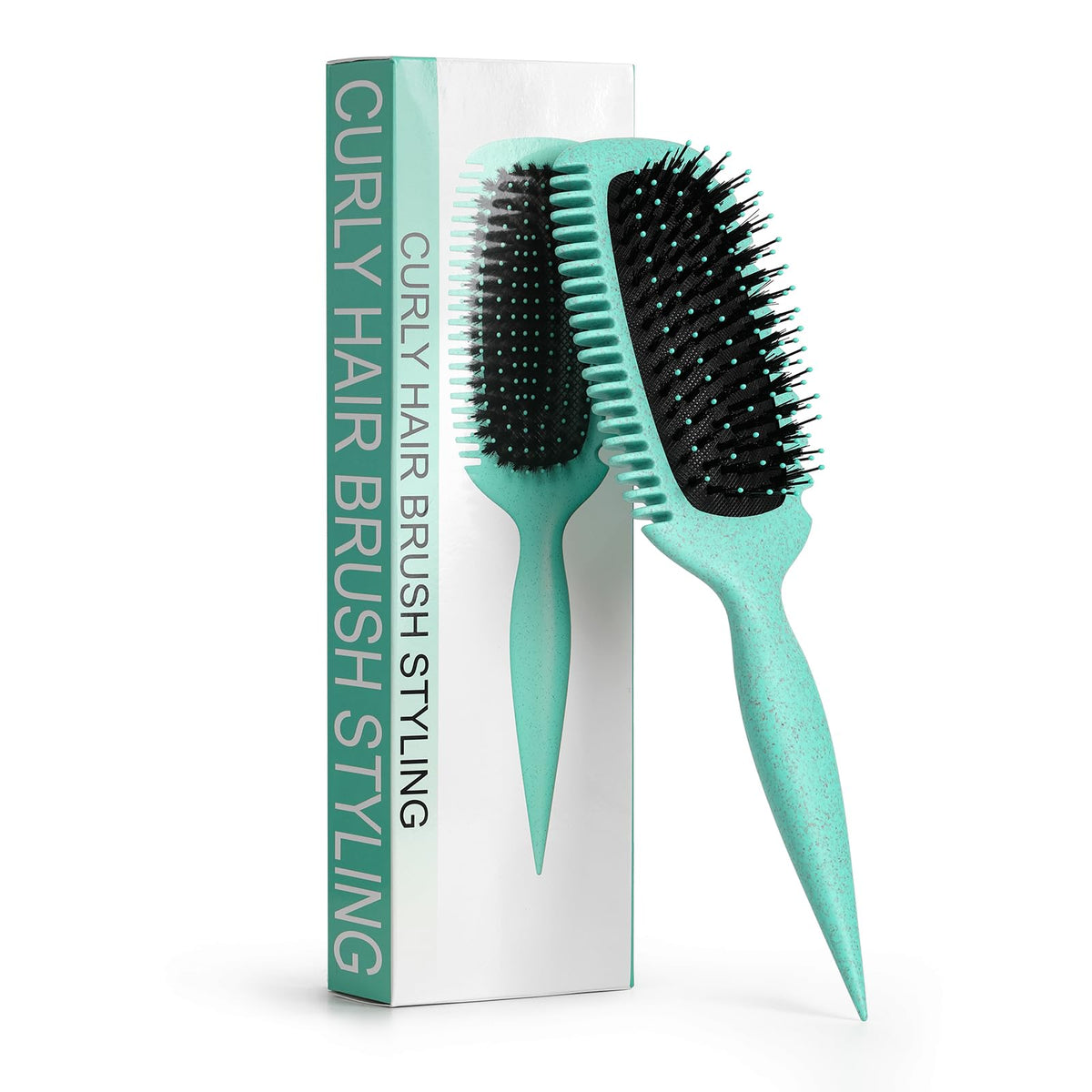 Candy Brush brosse-definis-boucles pour des boucles bien définies et harmonisées.