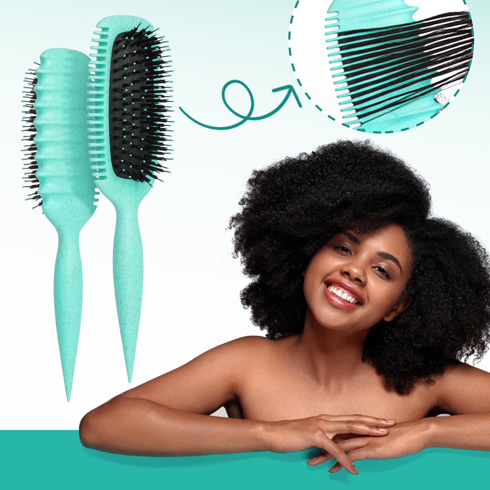 Candy Brush brosse-styling-rapide promet un coiffage rapide et fluide.