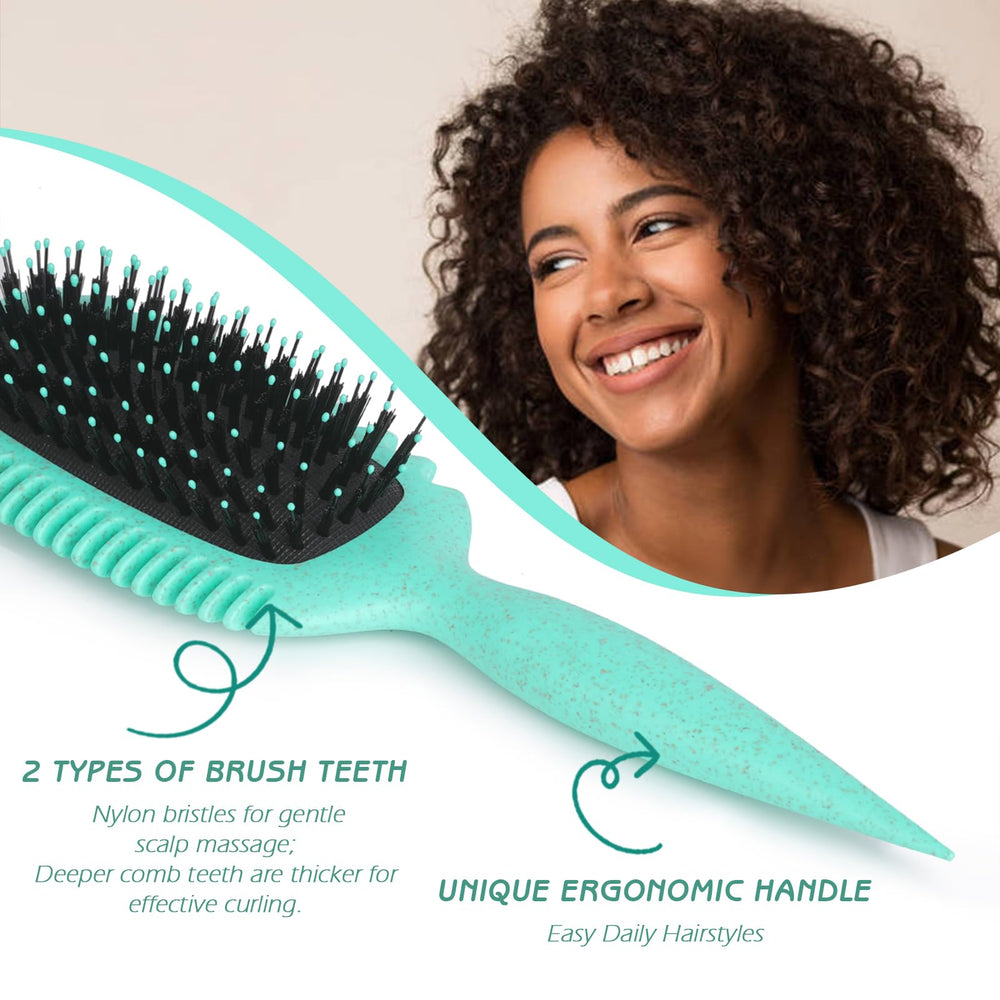 Candy Brush brosse-usage-humide-sec convient au brushing sur cheveux mouillés ou secs.