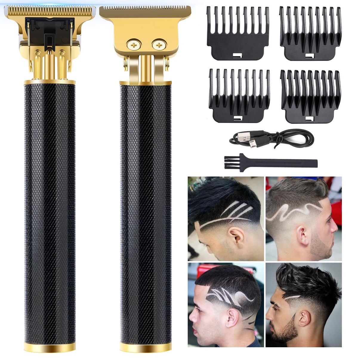 Candyfouse tondeuse barbe pro avec écran LCD pour une précision parfaite en déplacement.