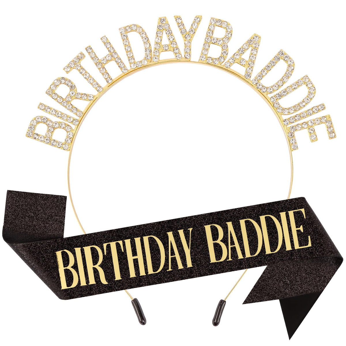 Canitor tiare brillant en strass, parfait pour briller lors de l’anniversaire.