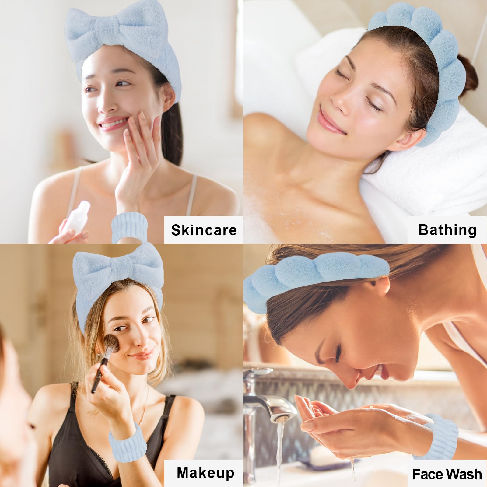 Canitor matière coton éponge bleu, texture douce et absorbante sur la peau.
