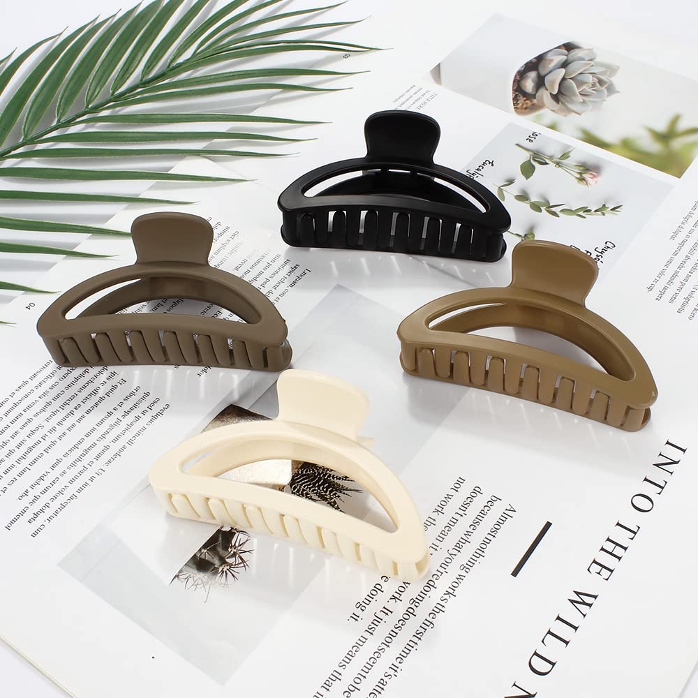 Canitor pinces demi-chignon semi-cercle ivoire en action