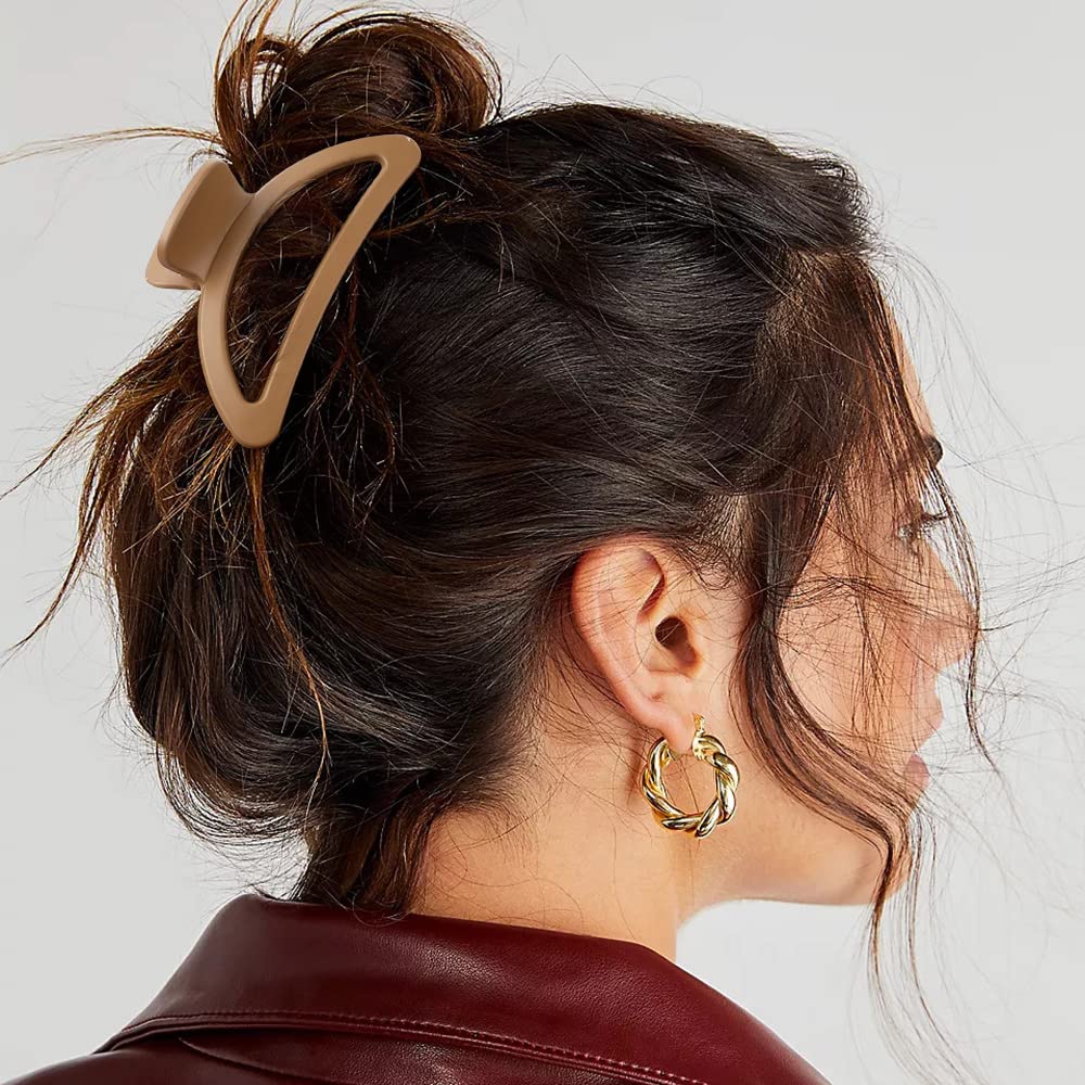 Pinces Canitor semi-cercle noir, maintien fiable pour cheveux épais