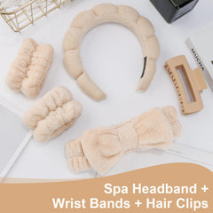 Canitor Spa bracelets-poignet — évite les manches mouillées pendant le soin du visage