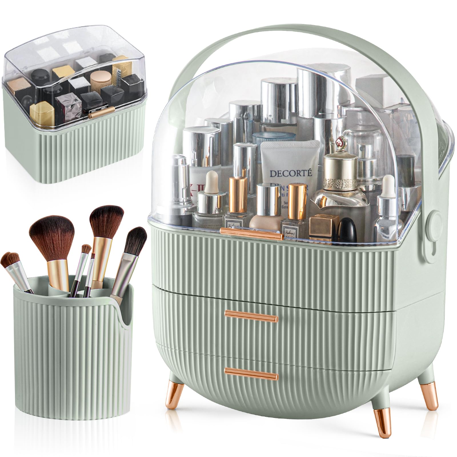 CANITORON Organisateur-maquillage etagere: accès rapide et rangement clair sur votre coiffeuse.