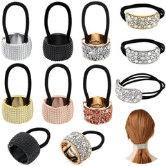 Canlierr attache-cheveux strass ensemble 8 pièces, allure chic au quotidien