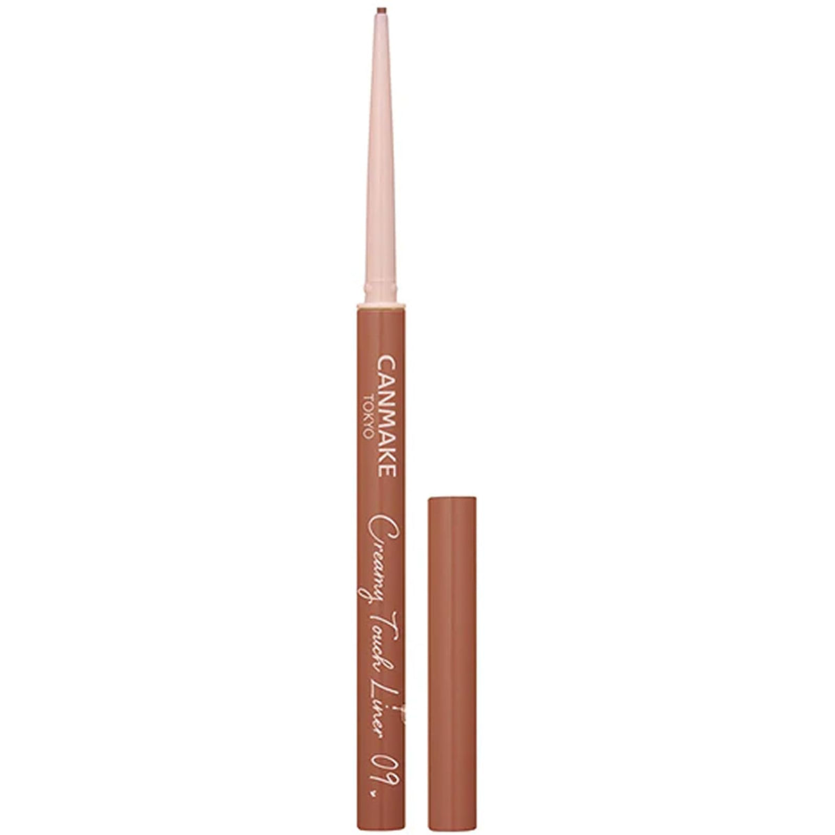 CANMAKE Crayon yeux gel Crème Touch avec embout 1,5 mm pour un tracé précis
