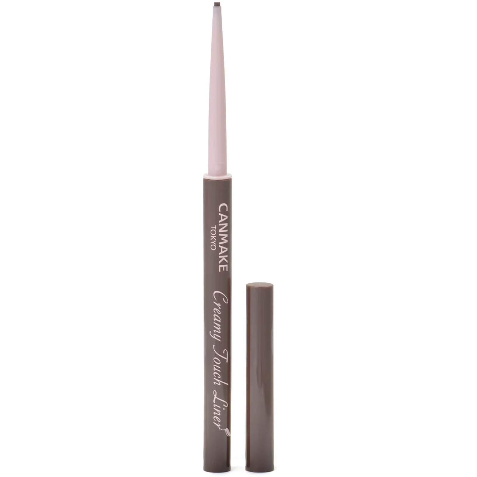 CANMAKE Creamy Touch Liner, trait ultra-fin 1,5 mm pour tracés précis.
