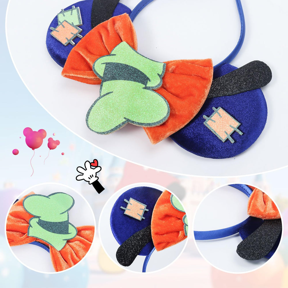 CANMIL oreilles souris bleues, détail soigné et couture durable.